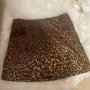 Ecote Leopard Print Mini Pencil Skirt Night Out